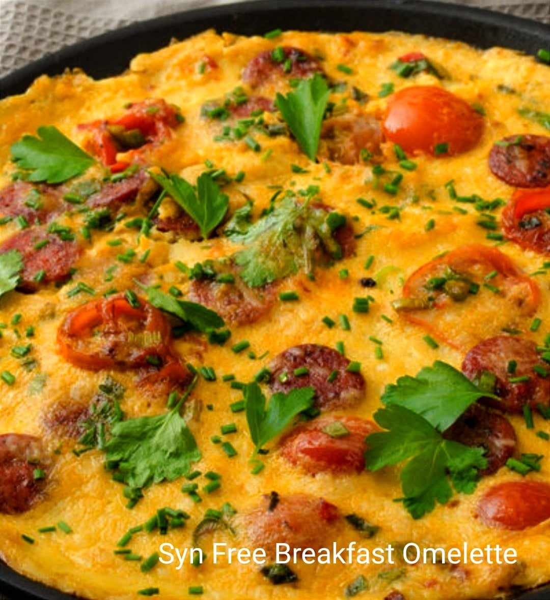 Syn Free Breakfast Omelette Our scrumptious Breakfast Omelette is the perfect way to start the day!