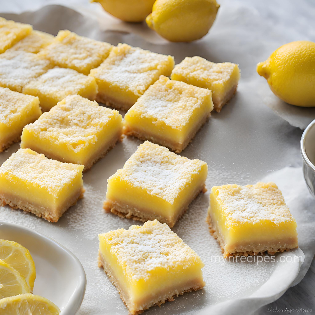 Lemon Bars Recipe These delicious lemon bars are perfect for a sweet treat that won't derail your Slimming journey! They're packed with zesty lemon flavor and have a light and refreshing texture. These sunshine squares are perfect for: Craving a sweet fix: Satisfy your sweet tooth without blowing your Syns budget. Sharing with friends and family: Impress everyone with a treat that's delicious and diet-friendly. Enjoying a taste of summer: Brighten your day with a burst of refreshing lemon flavor. Ready to experience lemon bar the Slimming way? Let's bake! ‍ About Time: Prep Time: 20 mins Cook Time: 35 mins Total Time: 55 mins Yield: 16 bars 3 Syns Ingredients: For the base: 1 cup oat bran 2 tbsp sweetener of choice 1/4 tsp salt 1 tsp vanilla extract 2 tbsp low-fat spread (1% fat or less) For the filling: 2 tbsp cornflour 2 tbsp sweetener of choice 2 large eggs 1/4 cup fat-free Greek yogurt 1/2 cup fresh lemon juice 1/4 cup water Optional toppings: Fresh berries (Syn-free) Grated lemon zest Instructions: Preheat oven to 180°C (350°F). Line an 8 x 8 inch baking tin with baking paper. For the base: Combine oat bran, sweetener, salt, and vanilla extract in a bowl. Mix in melted low-fat spread until a crumbly dough forms. Press evenly into the prepared baking tin. Bake for 15 minutes or until lightly golden brown. While the base bakes, make the filling: Whisk together cornflour and sweetener in a bowl. In another bowl, whisk together eggs, Greek yogurt, lemon juice, and water until smooth. Gradually whisk the egg mixture into the dry ingredients until well combined. Pour the filling over the baked base and bake for an additional 20-25 minutes, or until the filling is set and no longer wobbly. Let the bars cool completely in the tin before refrigerating for at least 2 hours, or until set. Cut into squares and enjoy! Optionally, top with fresh berries or a sprinkle of lemon zest. Tips: For a thicker base, use 3 tbsp of oat bran and 1 tbsp of low-fat spread. You can use different sweeteners to your preference, but be sure to adjust the amount based on their sweetness level. If using bottled lemon juice, be sure to check the Syns value and adjust accordingly. These bars are best enjoyed chilled. Store in the refrigerator for up to 5 days. Enjoy these delicious lemon bars!
