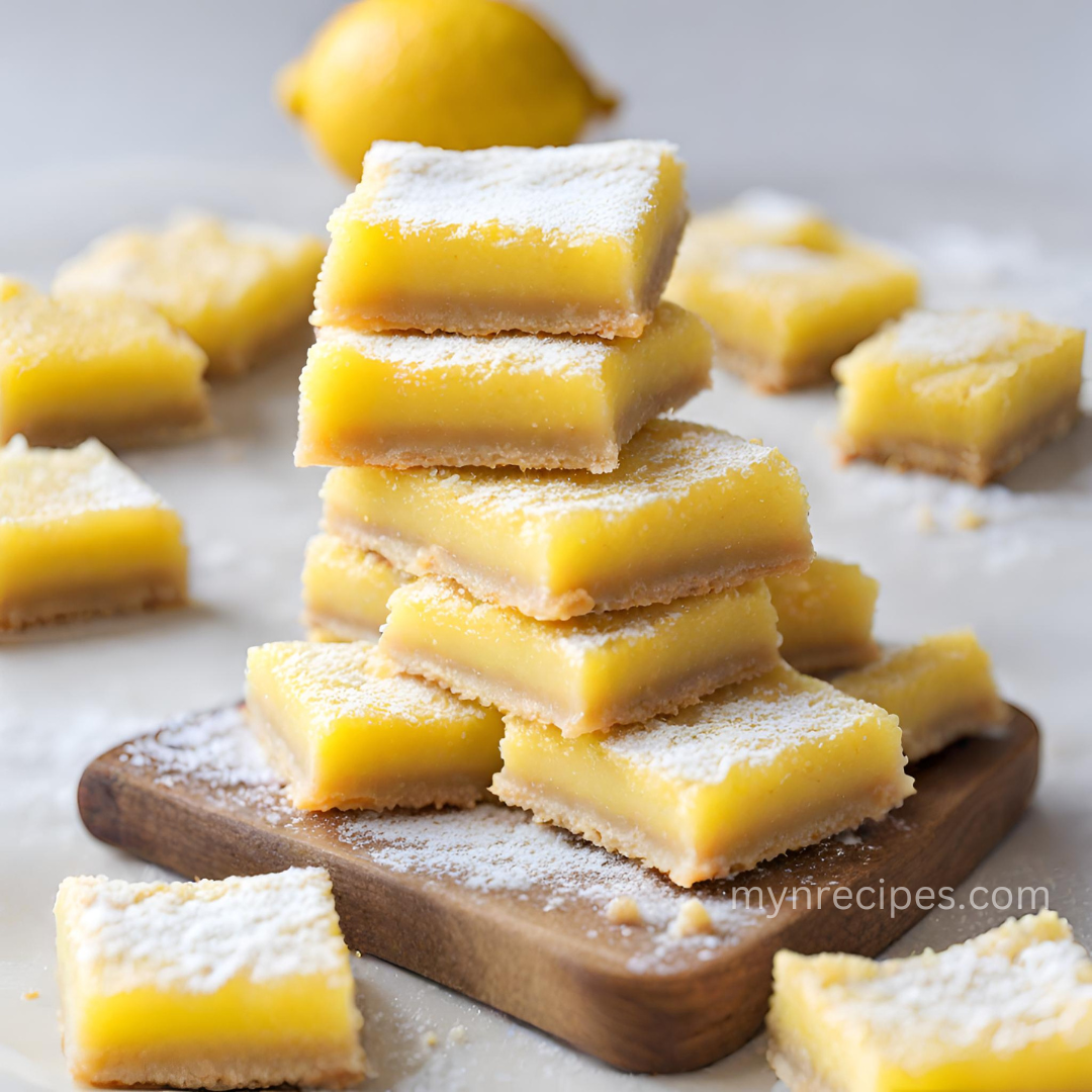 Lemon Bars Recipe
These delicious lemon bars are perfect for a sweet treat that won't derail your Slimming journey! They're packed with zesty lemon flavor and have a light and refreshing texture.

These sunshine squares are perfect for:

Craving a sweet fix: Satisfy your sweet tooth without blowing your Syns budget.
Sharing with friends and family: Impress everyone with a treat that's delicious and diet-friendly.
Enjoying a taste of summer: Brighten your day with a burst of refreshing lemon flavor.
Ready to experience lemon bar the Slimming way? Let's bake! ‍

About Time:
Prep Time: 20 mins
Cook Time: 35 mins
Total Time: 55 mins
Yield: 16 bars
3 Syns
Ingredients:

For the base:

1 cup oat bran

2 tbsp sweetener of choice

1/4 tsp salt

1 tsp vanilla extract

2 tbsp low-fat spread (1% fat or less)

For the filling:

2 tbsp cornflour

2 tbsp sweetener of choice

2 large eggs

1/4 cup fat-free Greek yogurt

1/2 cup fresh lemon juice

1/4 cup water

Optional toppings:

Fresh berries (Syn-free)

Grated lemon zest
Instructions:
Preheat oven to 180°C (350°F). Line an 8 x 8 inch baking tin with baking paper.

For the base:
Combine oat bran, sweetener, salt, and vanilla extract in a bowl. Mix in melted low-fat spread until a crumbly dough forms. Press evenly into the prepared baking tin.

Bake for 15 minutes or until lightly golden brown.

While the base bakes, make the filling:
Whisk together cornflour and sweetener in a bowl.

In another bowl, whisk together eggs, Greek yogurt, lemon juice, and water until smooth.

Gradually whisk the egg mixture into the dry ingredients until well combined.

Pour the filling over the baked base and bake for an additional 20-25 minutes, or until the filling is set and no longer wobbly.

Let the bars cool completely in the tin before refrigerating for at least 2 hours, or until set.

Cut into squares and enjoy! Optionally, top with fresh berries or a sprinkle of lemon zest.
Tips:
For a thicker base, use 3 tbsp of oat bran and 1 tbsp of low-fat spread.

You can use different sweeteners to your preference, but be sure to adjust the amount based on their sweetness level.

If using bottled lemon juice, be sure to check the Syns value and adjust accordingly.

These bars are best enjoyed chilled. Store in the refrigerator for up to 5 days.
Enjoy these delicious lemon bars!